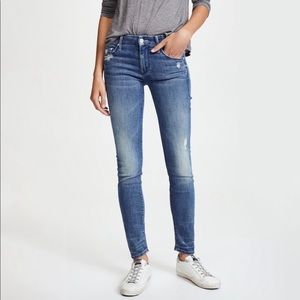 Mother the looker skinny jeans 25